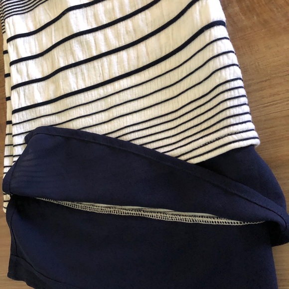 Like-New Sanctuary Cap Sleeve Striped V-Neck Top - Picture 9 of 9